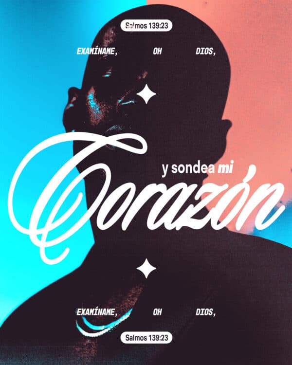 Examíname, oh Dios, y sondea mi corazón; ponme a prueba y sondea mis pensamientos. - Salmos 139:23