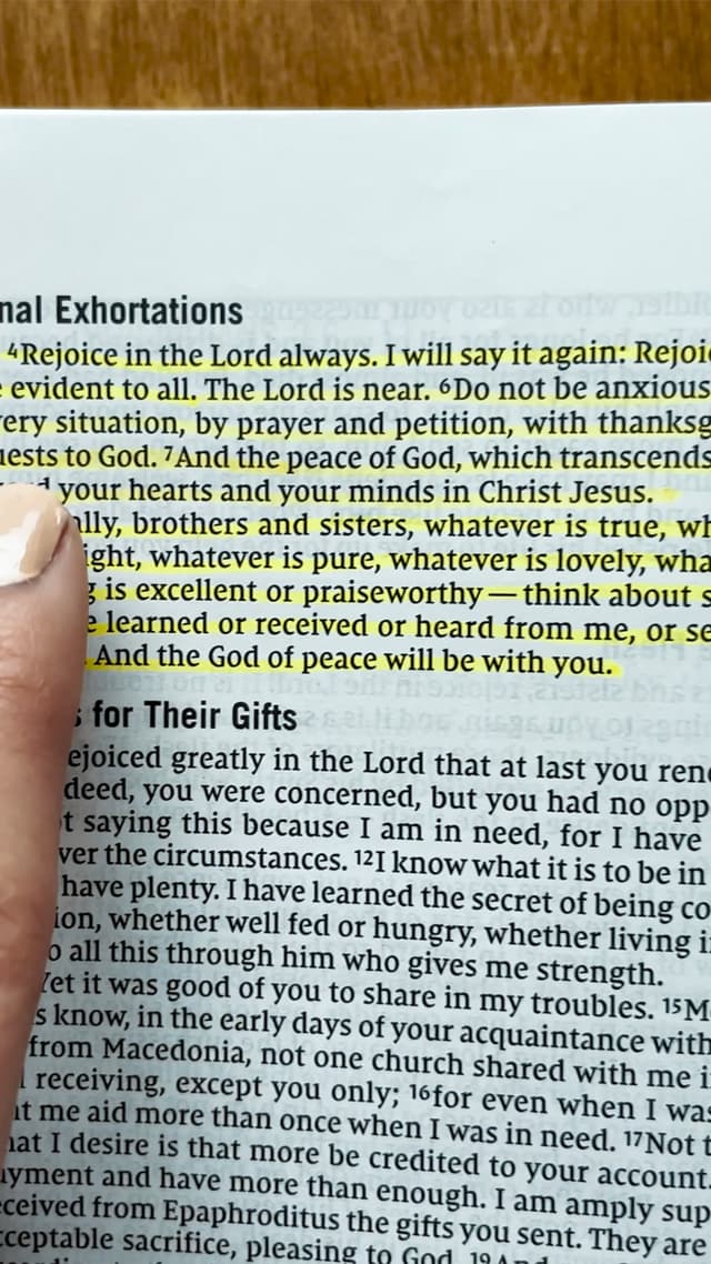 Philippians 4:4-9