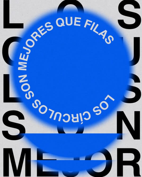 Los círculos son mejores que filas