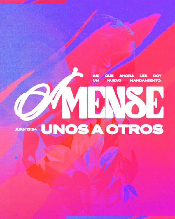Así que ahora les doy un nuevo mandamiento: ámense unos a otros. - Juan 13:34