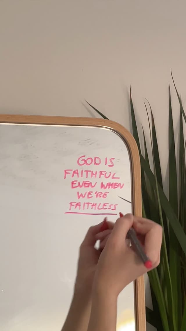 God is Faithful, Even When We're Faithless