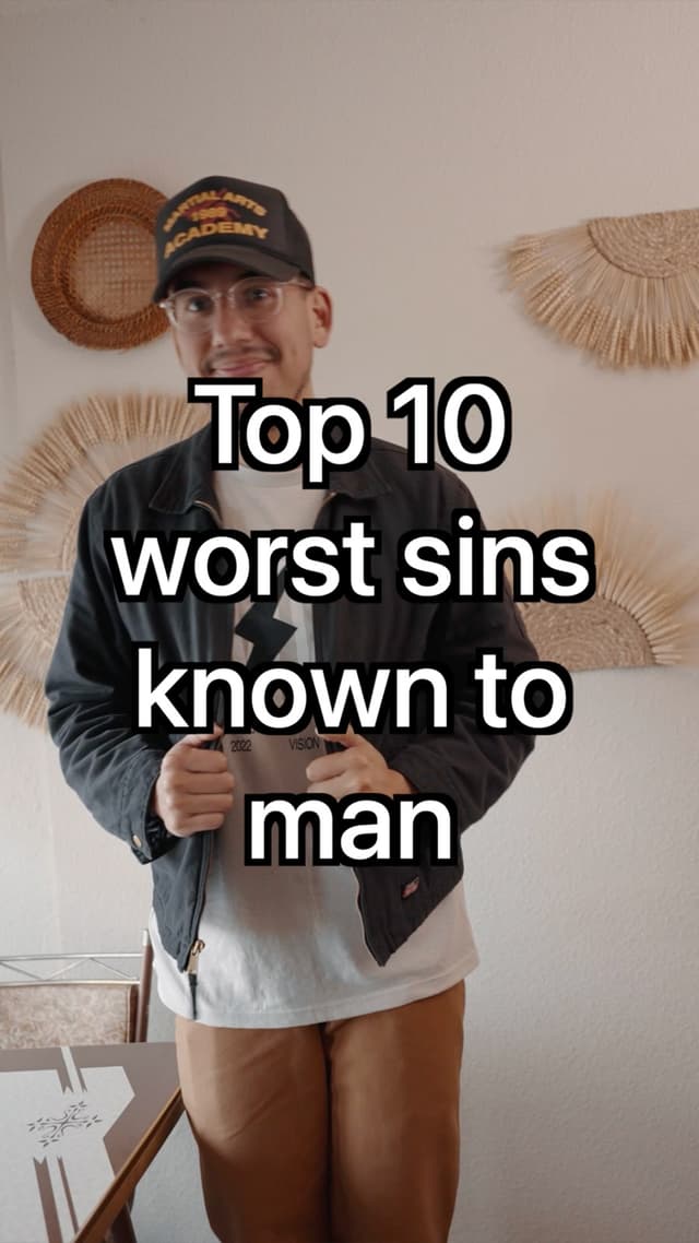 Top 10 Worst Sins Known to Man