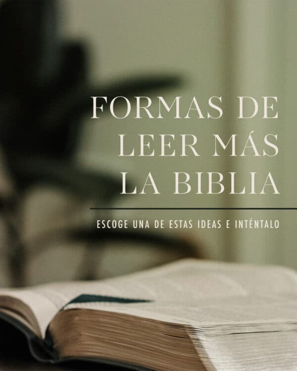 Formas de leer más la Biblia.