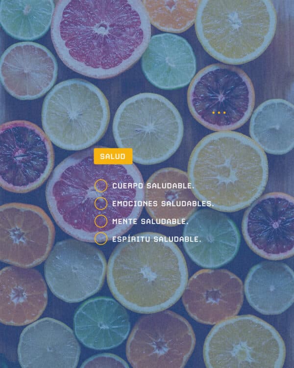 Cuerpo saludable. Emociones saludables. Mente Saludable. Espíritu Saludable.