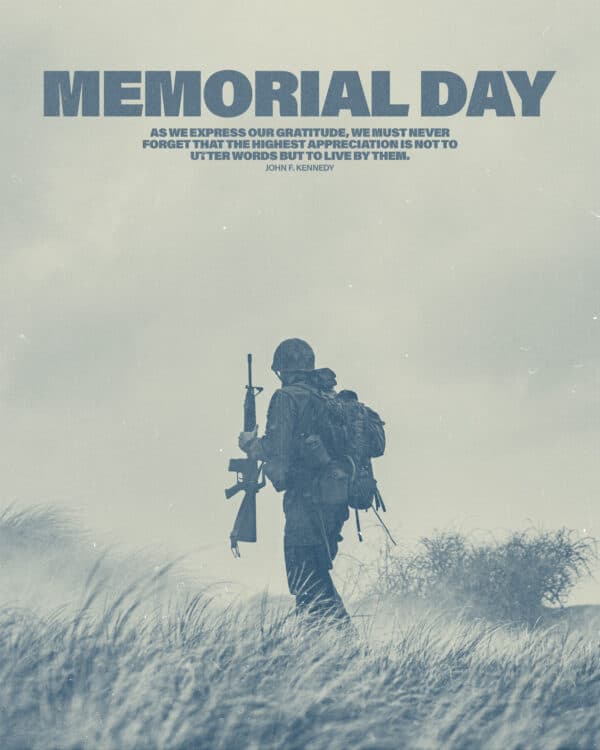 Memorial Day. As we express our gratitude, we must never forget that the highest appreciation is not to utter words but to live by them. - John F. Kennedy