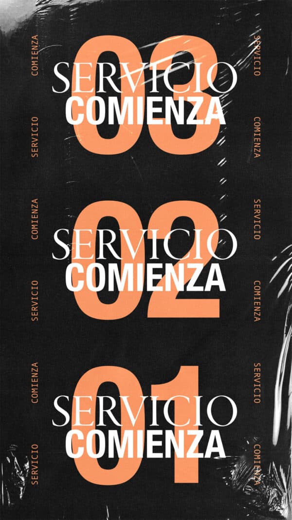 Servicio comienza en 3, 2, 1...