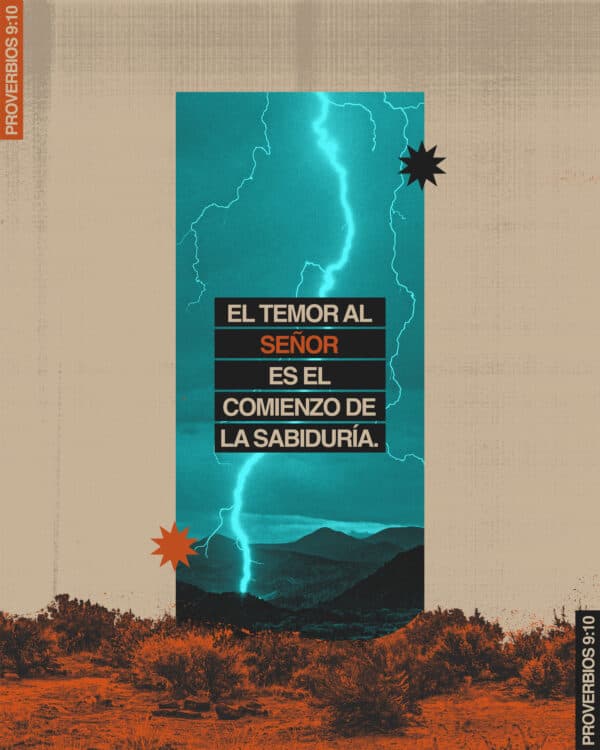 El temor al SEÑOR es el comienzo de la sabiduría. - Proverbios 9:10