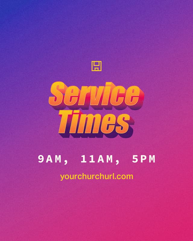 Service Time Posts