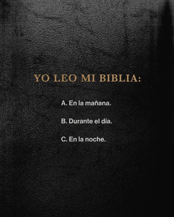 Yo leo mi Biblia:
