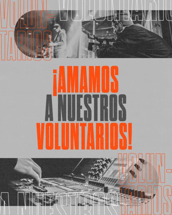 ¡Amamos a nuestros voluntarios!