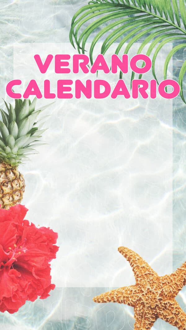 Calendario de Verano