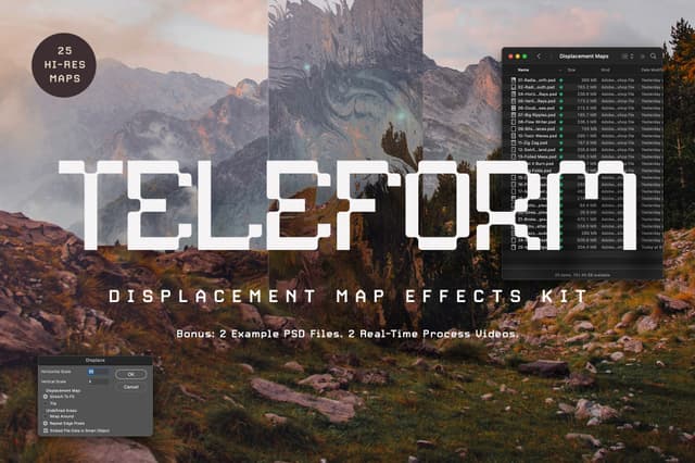 Teleform Displacement Map Effects Kit