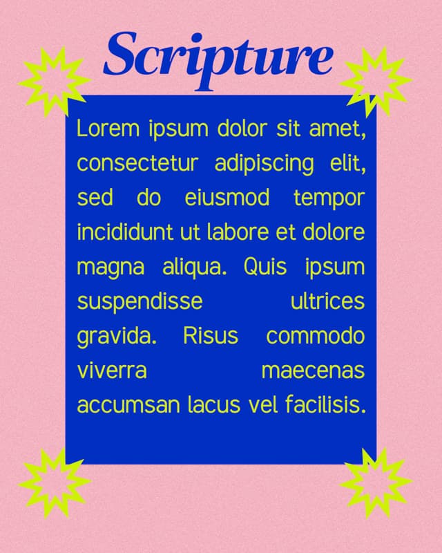Scripture Posts