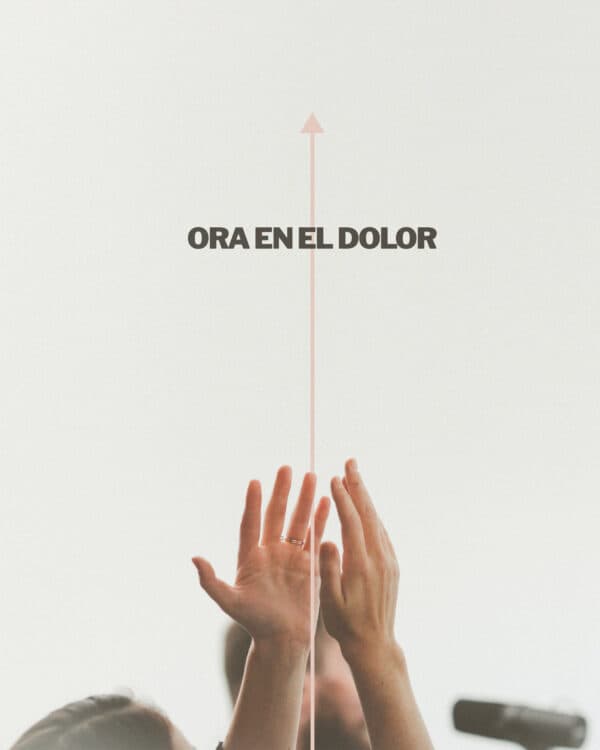 Ora en el dolor.
