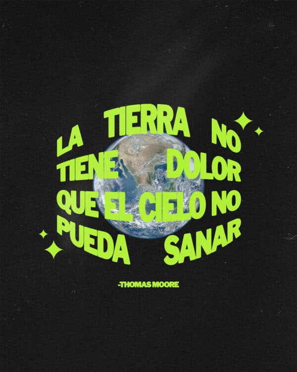 La tierra no tiene dolor que el cielo no pueda sanar. - Thomas Moore