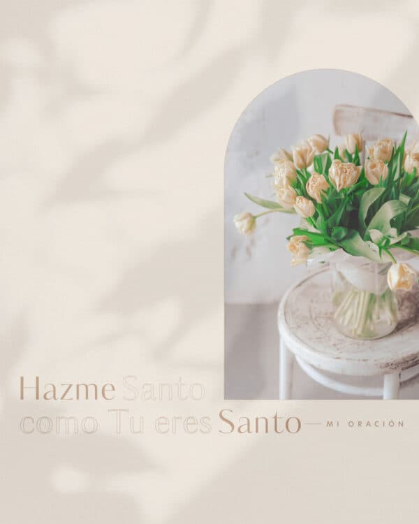 Hazme Santo como Tu eres Santo