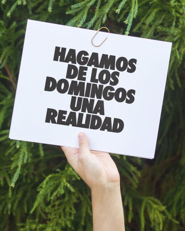 Hagamos de los Domingos una realidad