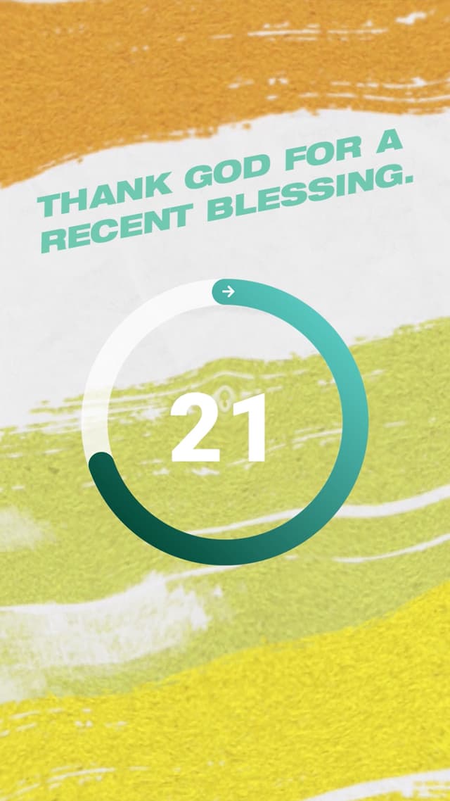 Recent Blessing Countdown