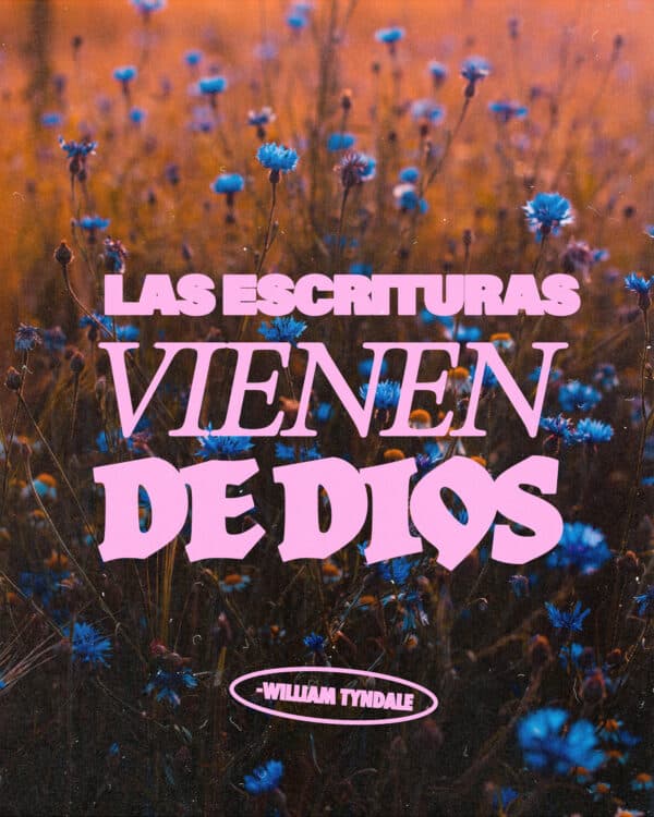 Las Escrituras vienen de Dios. - William Tyndale