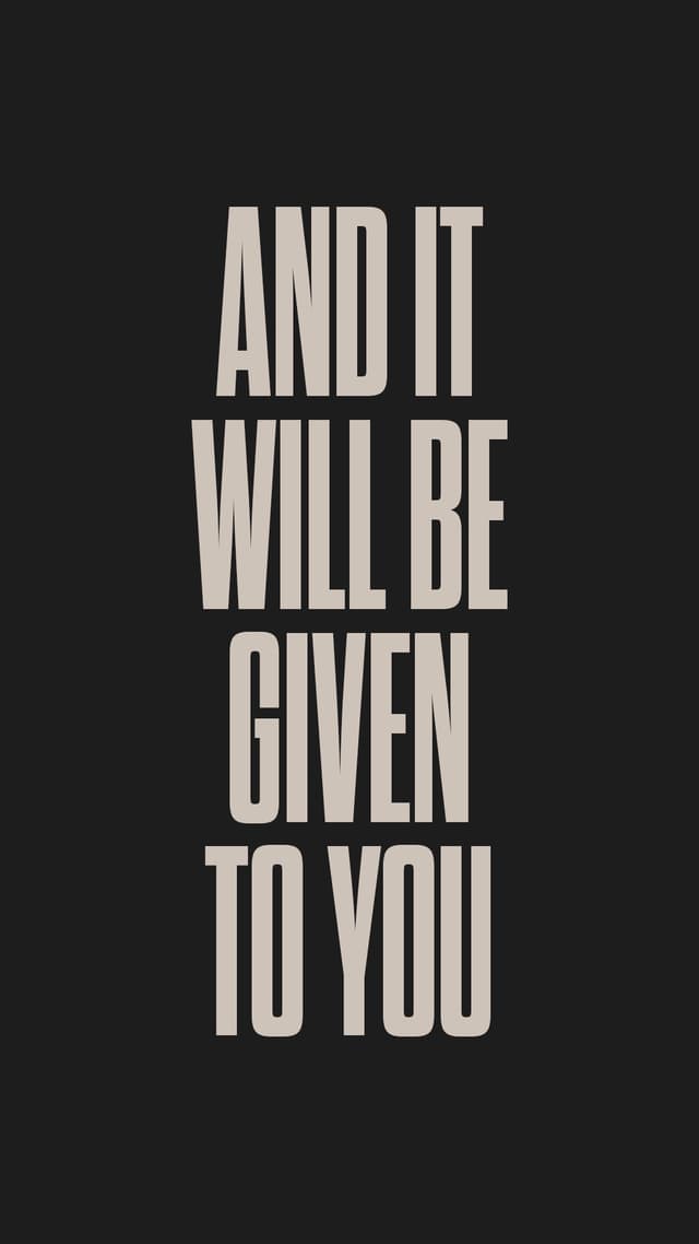 Matthew 7:7-8
