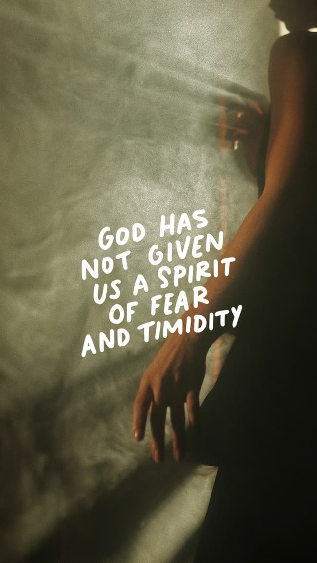 Spirit of Fear... 2 Timothy 1:7