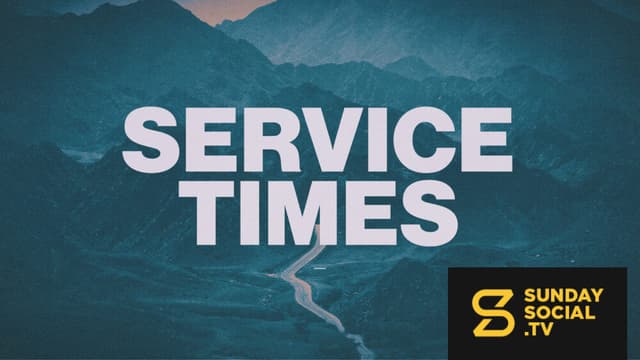 Desert Places, God Spaces | Slides, Service Times