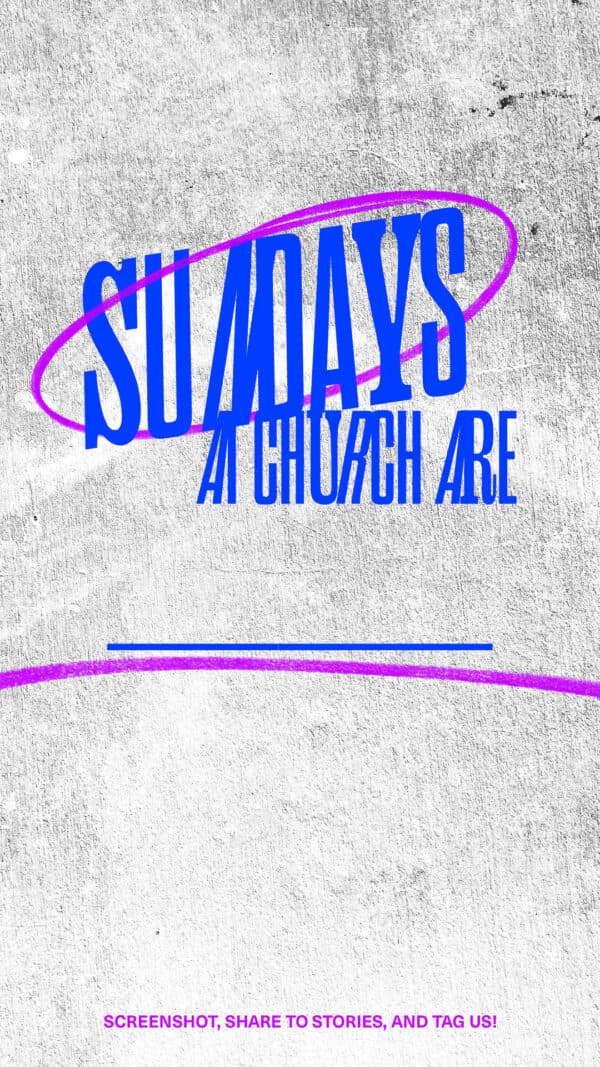 Sundays at church are _______