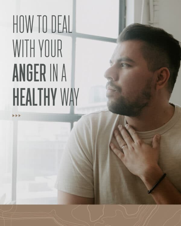 How to deal with your anger in a healthy way. (1) First, realize it's okay to be angry. The feeling is okay, it's the response that's important. (2) Don't let it turn into sin. In your anger, do not sin. Ephesians 4:24 (3) Ask God to search your heart and show you why you are mad. See if there is any offensive way in me... Psalm 139:24 (4) Get rid of it. But now you must also rid yourselves of all such things as these: anger, rage, malice... Colossians 3:8
