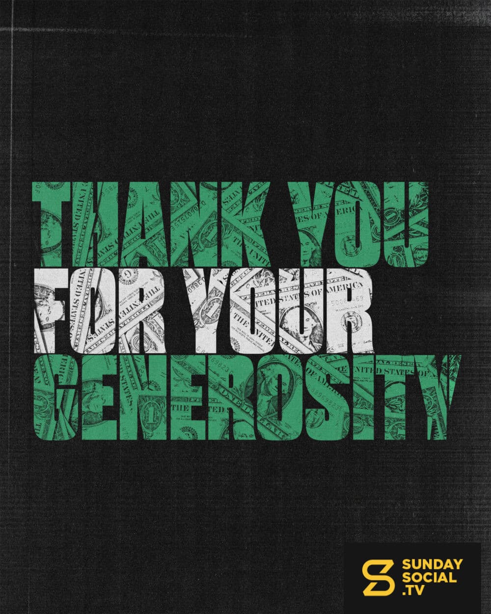 Thank you for your generosity!