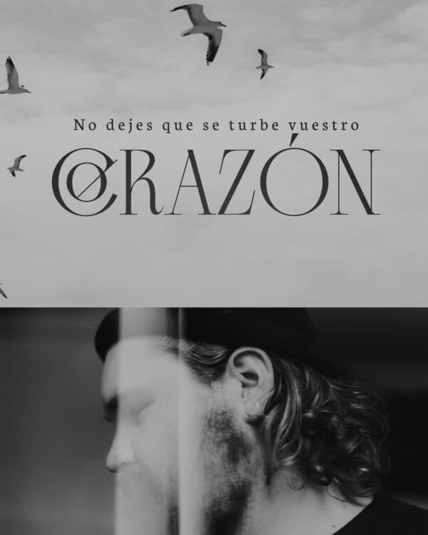 No dejes que se turbe vuestro corazón.