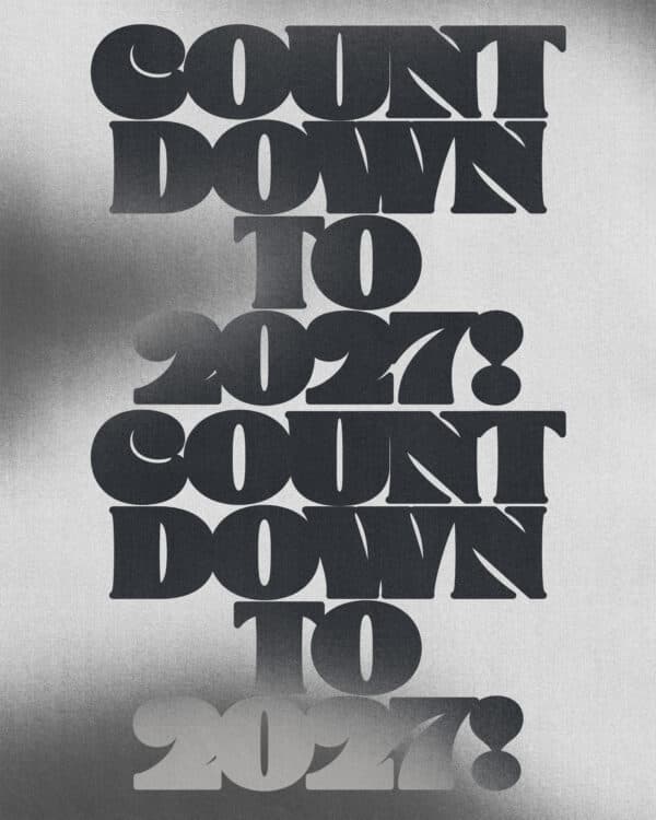 Countdown to 2027!