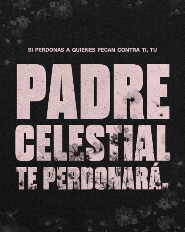 Si perdonas a quienes pecan contra Ti, Tu Padre celestial te perdonará - Mateo 6:14