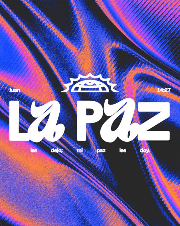 " La paz les dejo; mi paz les doy." - Juan 14:27