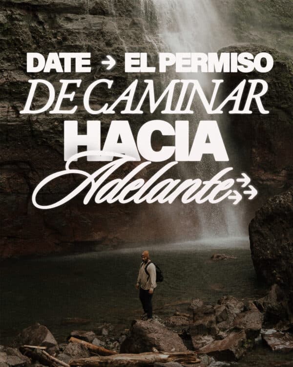 Date el permiso de caminar hacia adelante.