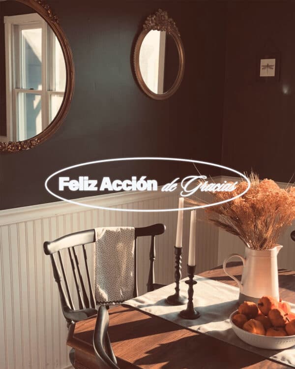 Feliz Acción de Gracias