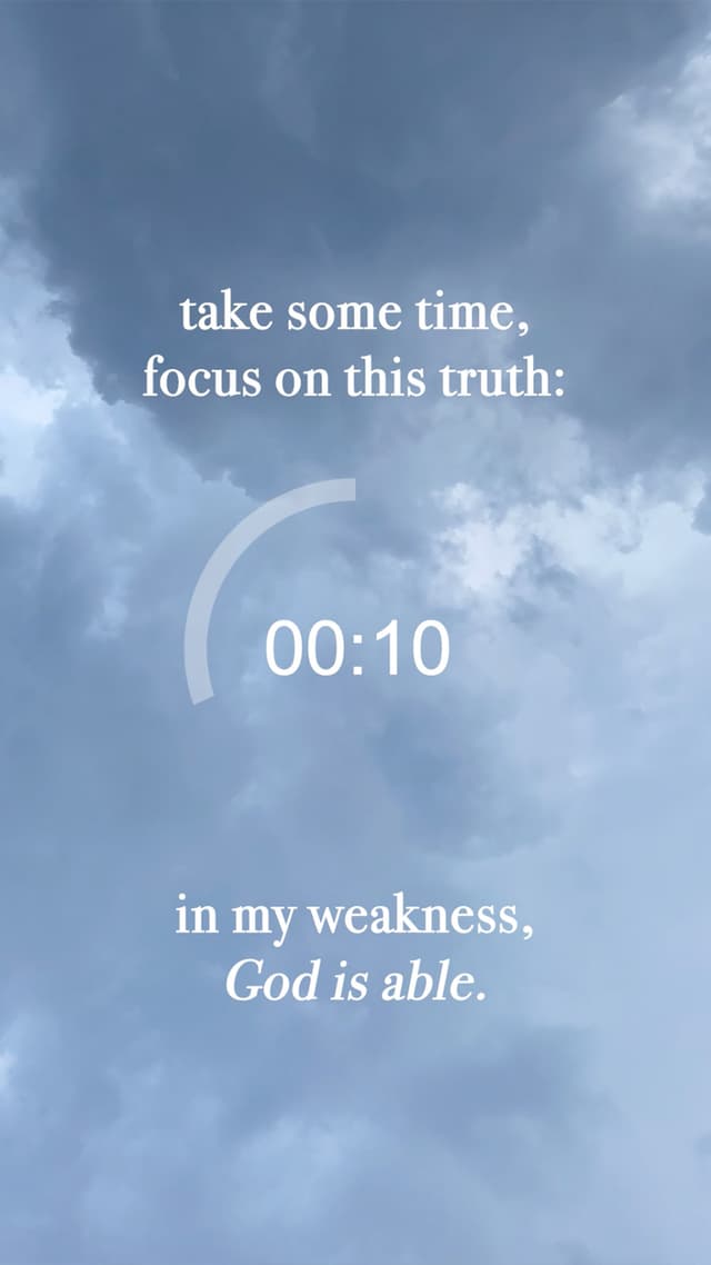 Countdown: In My Weakness