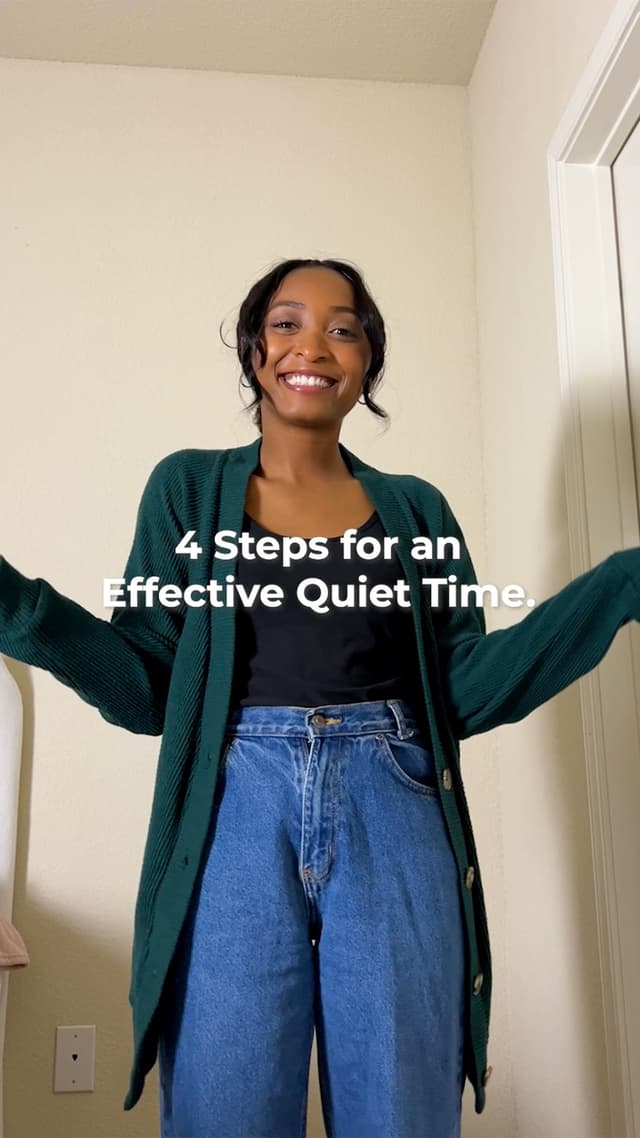 Effective Quiet Time