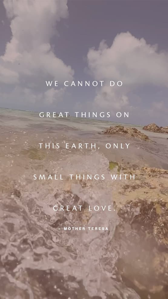 Small Things with Great Love