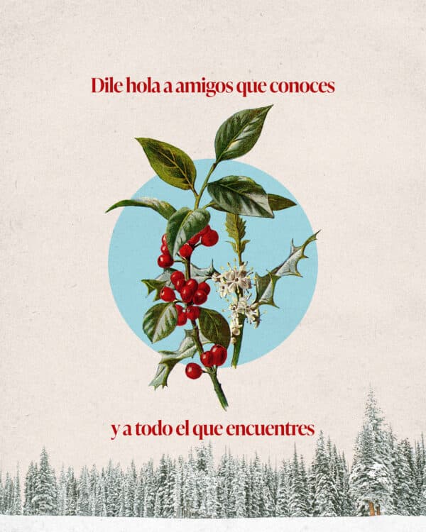 Dile hola a amigos que conoces y a todo el que encuentres
