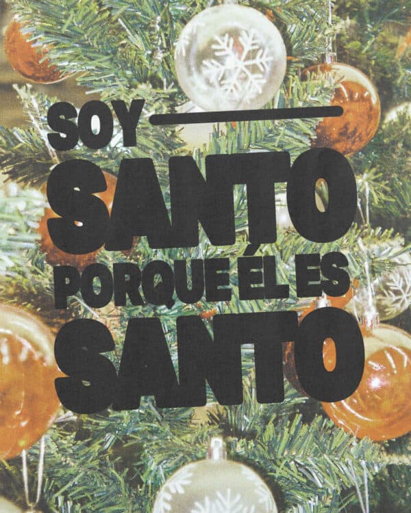 Soy santo porque Él es santo