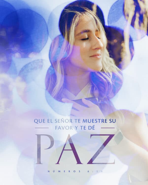 "Que el Señor te muestre su favor y te dé paz." - Números 6:26
