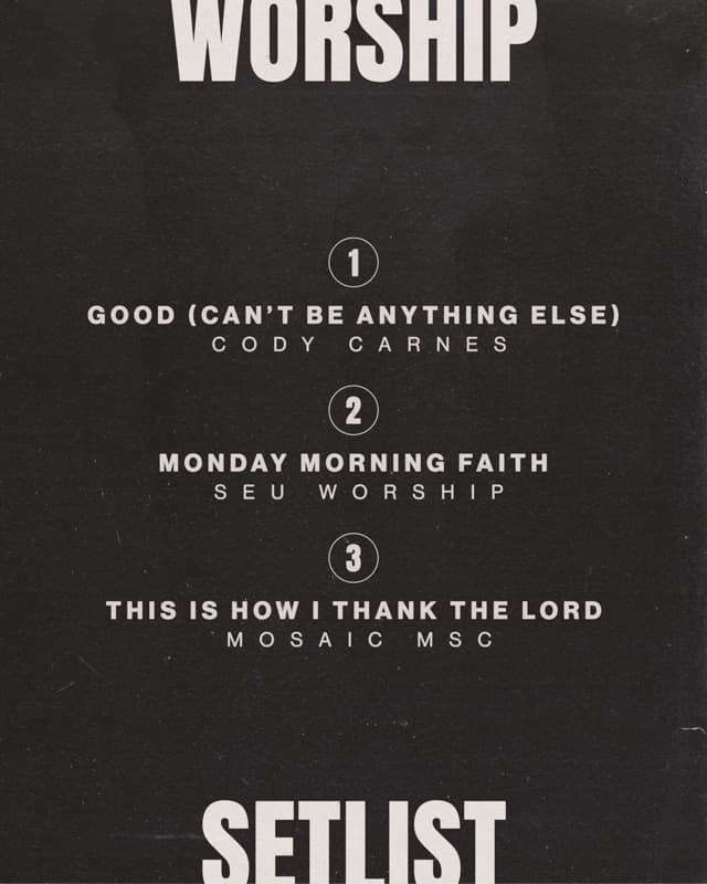 Worship Set Posts