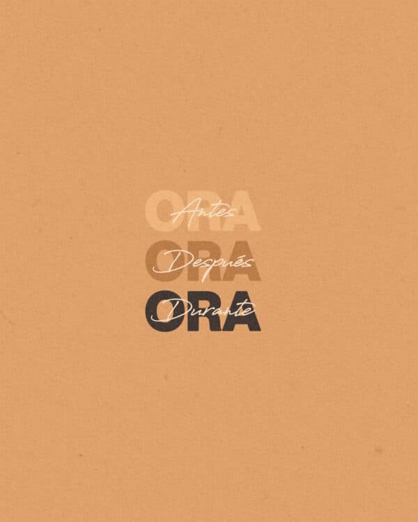 Ora antes, ora después, ora durante