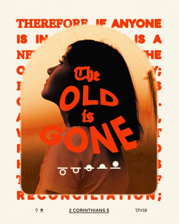 The old is gone...