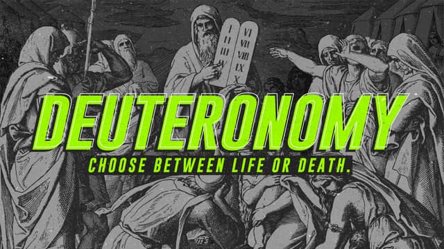 Deuteronomy: Choose between life or death.