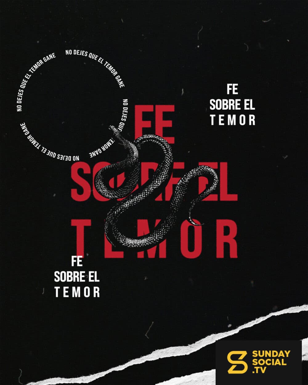 Fe sobre el temor: No dejes que el temor gane