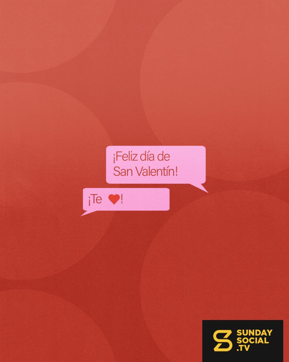 Feliz día de San Valentín. ¡Te amamos!