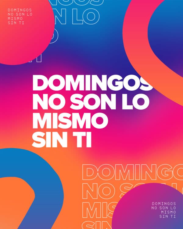 Domingos no son lo mismo sin ti