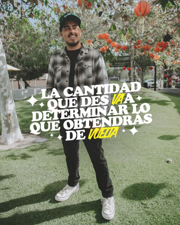La cantidad que des va a determinar lo que obtendrás de vuelta.