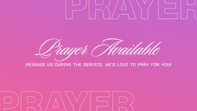 Reel Love | Slides, Prayer